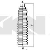 Пильовик, рульове управління SPIDAN 83686