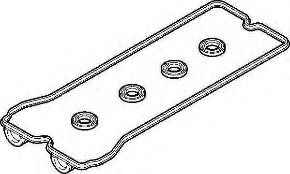 Комплект прокладок, кришка головки циліндра ELRING 457.040