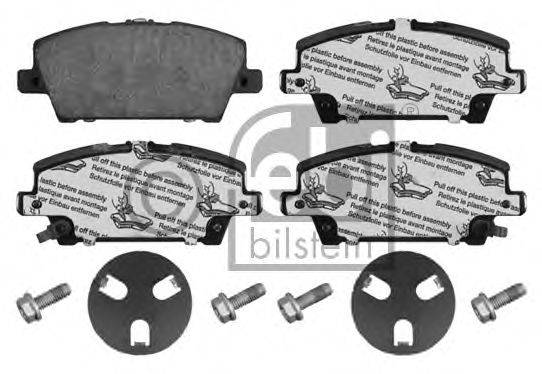 Комплект гальмівних колодок, дискове гальмо FEBI BILSTEIN 16802