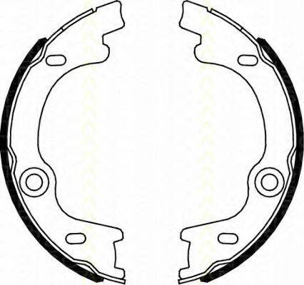 Комплект гальмівних колодок; Комплект гальмівних колодок, стоянкова гальмівна система TRISCAN 8100 18010