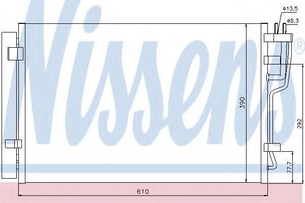 Конденсатор, кондиціонер NISSENS 940006