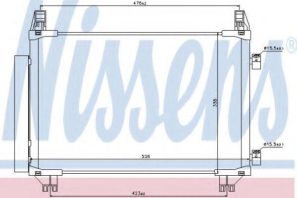 Конденсатор, кондиціонер NISSENS 940050