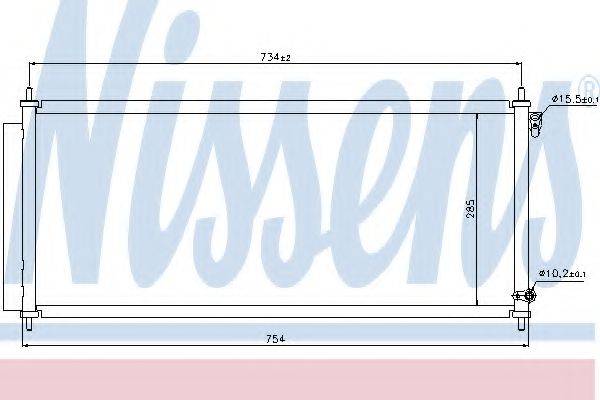 Конденсатор, кондиціонер NISSENS 940051