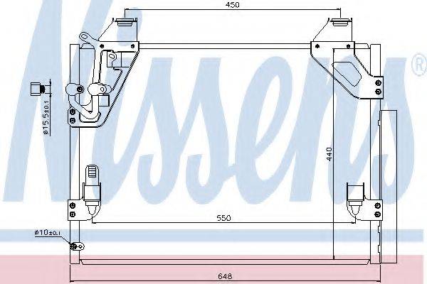 Конденсатор, кондиціонер NISSENS 940082