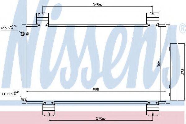 Конденсатор, кондиціонер NISSENS 940113