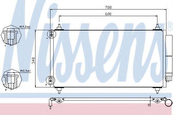 Конденсатор, кондиціонер NISSENS 940146