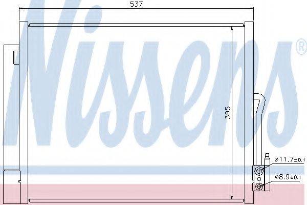 Конденсатор, кондиціонер NISSENS 940156