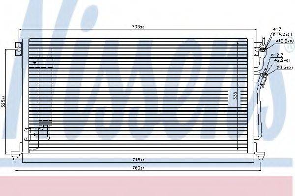 Конденсатор, кондиціонер NISSENS 940439