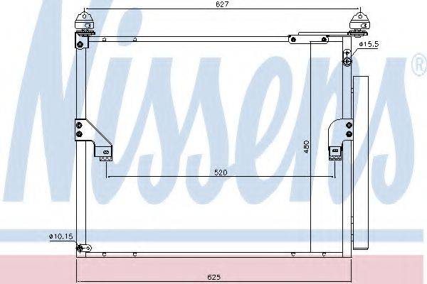 Конденсатор, кондиціонер NISSENS 940508