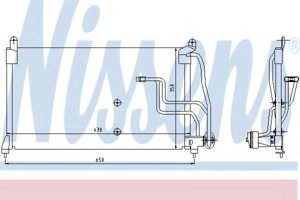 Конденсатор, кондиціонер NISSENS 94190