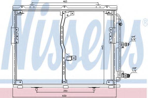 Конденсатор, кондиціонер NISSENS 94330