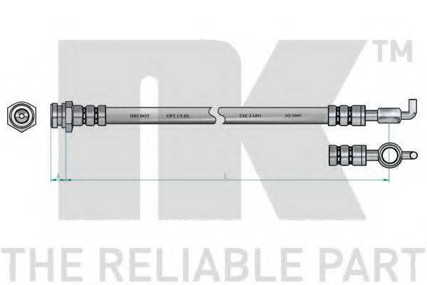 Гальмівний шланг NK 853215