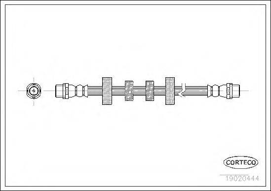 Гальмівний шланг CORTECO 19020444