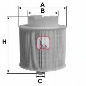 Повітряний фільтр SOFIMA S 7598 A