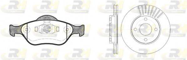 Комплект гальм, дисковий гальмівний механізм ROADHOUSE 8766.00