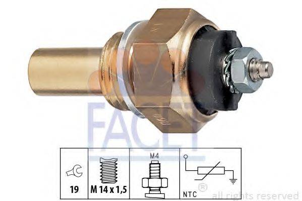 Датчик, температура охолоджуючої рідини FACET 7.3112