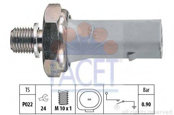 FACET 70134 Датчик тиску масла