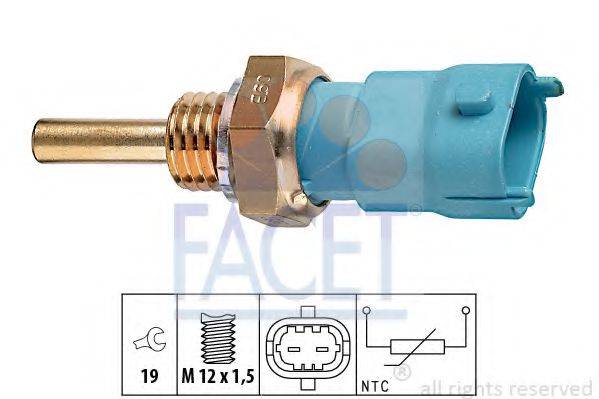 Датчик, температура охолоджуючої рідини FACET 7.3239