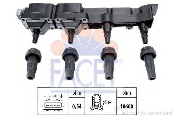 Котушка запалювання FACET 9.6307