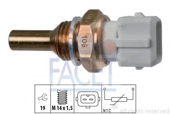 Датчик, температура охолоджуючої рідини FACET 7.3126