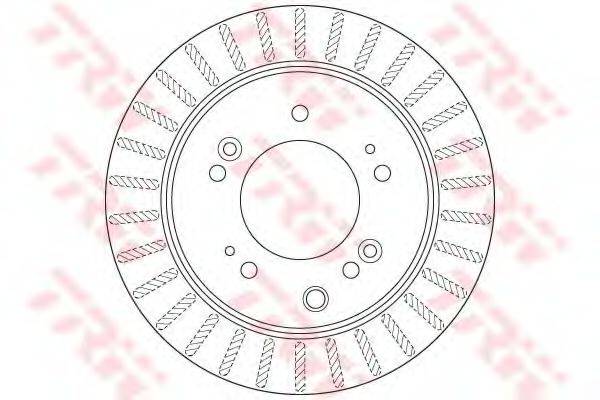 гальмівний диск TRW DF6191S
