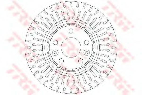 гальмівний диск TRW DF6208S