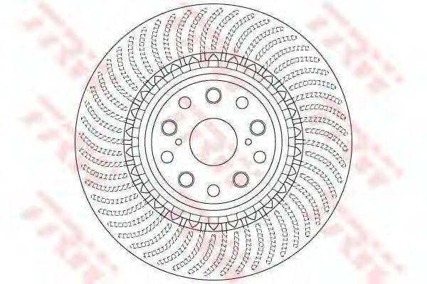 гальмівний диск TRW DF6488S