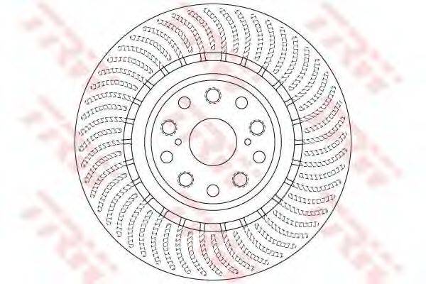 гальмівний диск TRW DF6489S