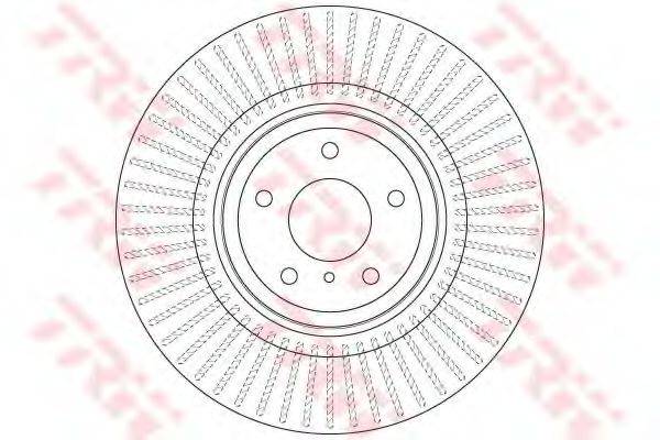 гальмівний диск TRW DF6498S