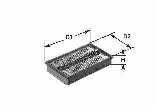 Повітряний фільтр CLEAN FILTERS MA 644