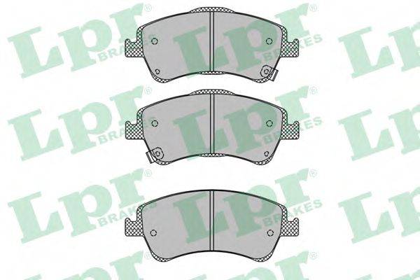 Комплект гальмівних колодок, дискове гальмо LPR 05P1313