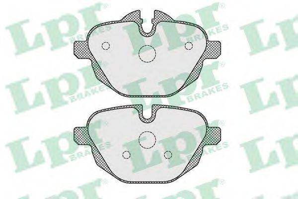 Комплект гальмівних колодок, дискове гальмо LPR 05P1618