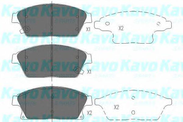 Комплект гальмівних колодок, дискове гальмо