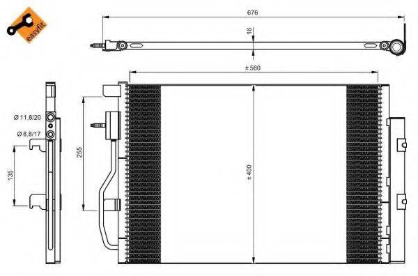 Конденсатор, кондиціонер NRF 350044