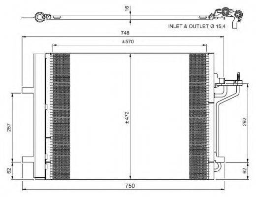 Конденсатор, кондиціонер NRF 350052