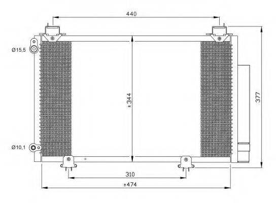 Конденсатор, кондиціонер NRF 35333