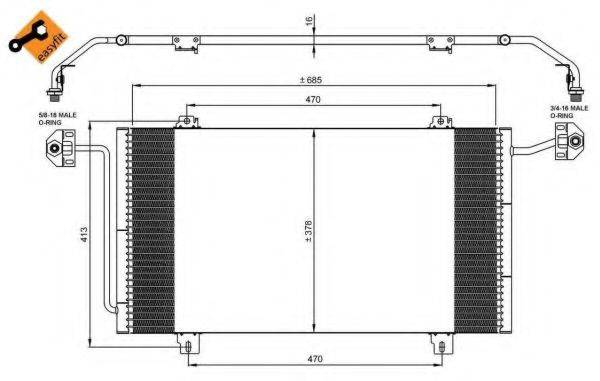 Конденсатор, кондиціонер NRF 35908