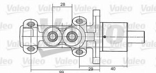 Головний гальмівний циліндр VALEO 350704