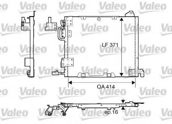 Конденсатор, кондиціонер VALEO 817506