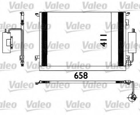 Конденсатор, кондиціонер VALEO 817648