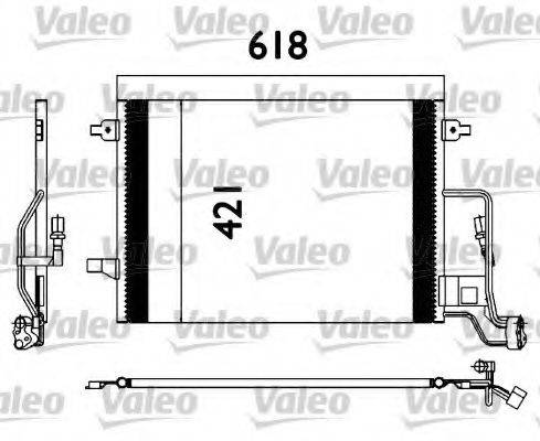 Конденсатор, кондиціонер VALEO 817679