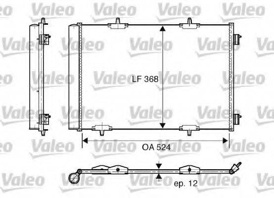 Конденсатор, кондиціонер VALEO 818015