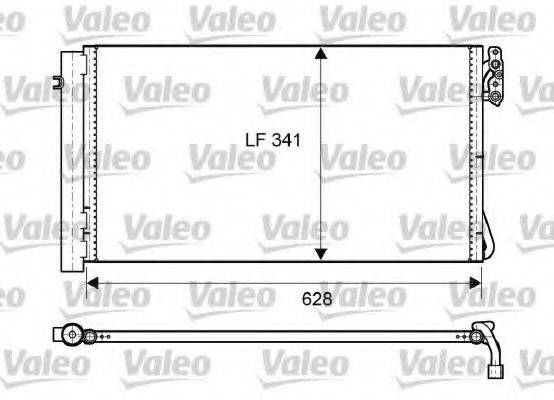 Конденсатор, кондиціонер VALEO 814012