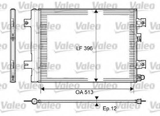 Конденсатор, кондиціонер VALEO 814077