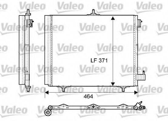 Конденсатор, кондиціонер VALEO 814095