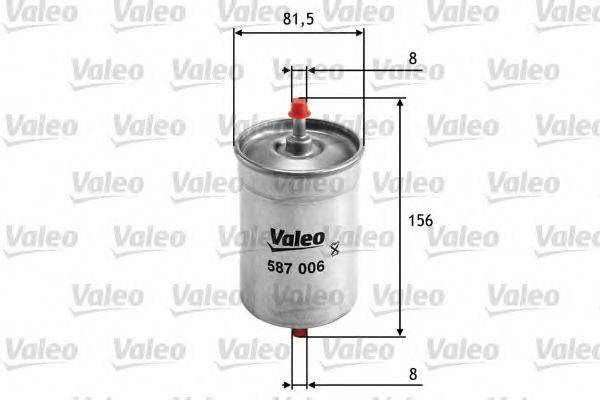 Паливний фільтр VALEO 587006