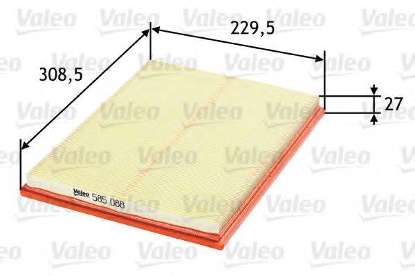 Повітряний фільтр VALEO 585088