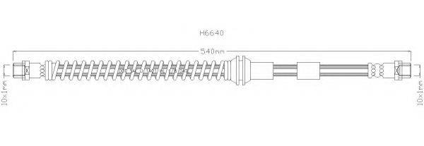 Гальмівний шланг REMKAFLEX 6040