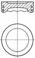 Поршень NURAL 87-427105-00