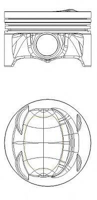 Поршень NURAL 87-429907-00